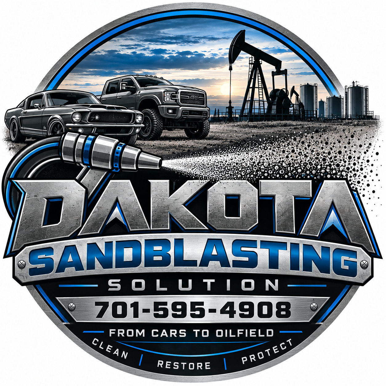 Dakota Sand Blasting Solutions logo